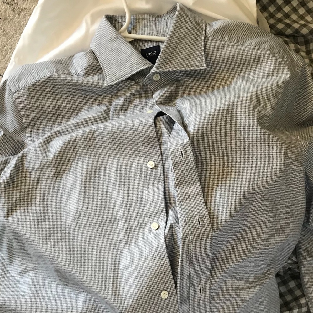Boggi Milano slim fit sport shirt 16x35